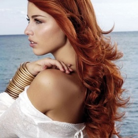 Měděná barva na vlasy