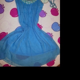 Modré šaty Miss lola - foto č. 1