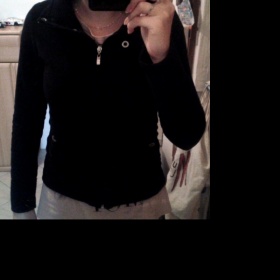 Černá mikina Ann Christine