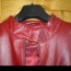 Červená kožená bunda Helline - foto č. 3
