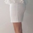 Bílé druhé šaty se sukýnkou Peplum - foto č. 2