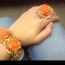 Oranžovozlatý set náramek a prsten S.I.X. - foto č. 2