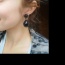 Černé naušnice Claires - foto č. 3