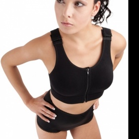 Černá/bílá podprsenka Lipoelastic - foto č. 1