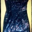 Modré flitrové bodycon šaty New Look - foto č. 3