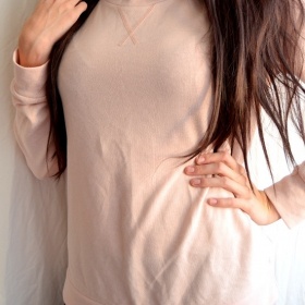 Růžová mikiny Top shop - foto č. 1