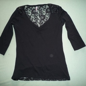 Černé tričko Amisu - foto č. 1