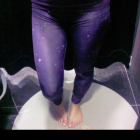 Fialové galaxy legíny Terranova - foto č. 1