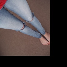 Světle modré džíny Asos - foto č. 1