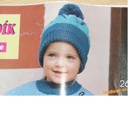 Doma pletená čepice/kulich