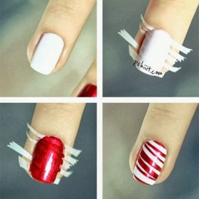 Tip na šetrnou lepící pásku - nailart