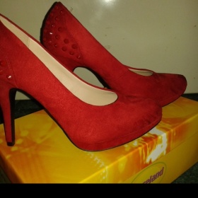 Červené  lodičky Graceland - Deichmann