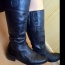 Černé vysoké "jezdecké" kozačky neznačkové - foto č. 2