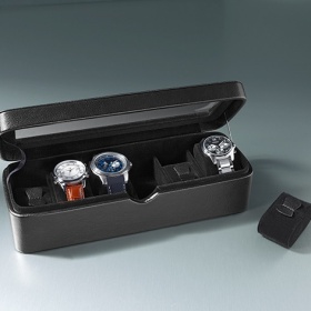 Černý box na hodinky Tchibo - foto č. 1