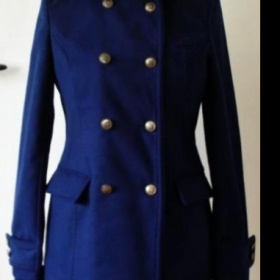 Tmavě modrý kabát Tally Weijl - foto č. 1