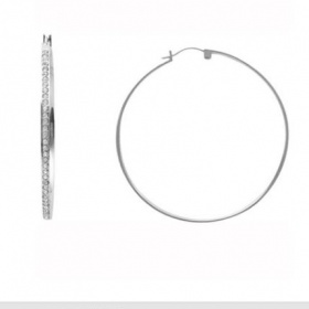 DKNY ocelová naušnice Kruh - foto č. 1