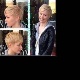 Pixie cut z jemných vlasů
