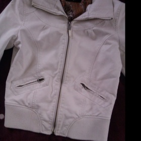 Bílá koženková bunda Muse