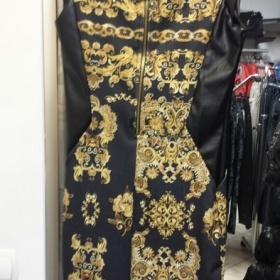 Černo zlaté šaty Kikiriki - foto č. 1