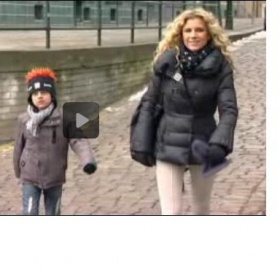 Černý prošívaný kabátek Leony Machálkové