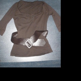 Tričko s páskem Bershka