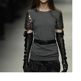 Dlouhé rukavice k loktům