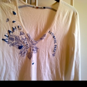 Bílo-modré triko Gas