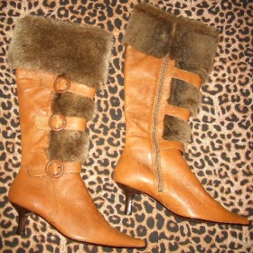 Kozačky Tamaris s kožešinkou