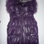 Fialová vestička s kožešinkou - foto č. 3