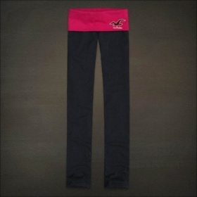 Černe teplaky Hollister yoga boot hipster Hollister - foto č. 1