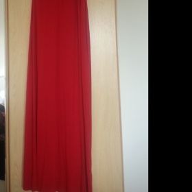 Červené dlhé šaty Asos - foto č. 1