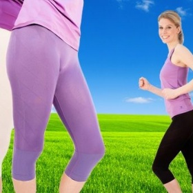 3x zpevňující tříčtvrteční legíny na sport za 269 kč ze slevového portálu