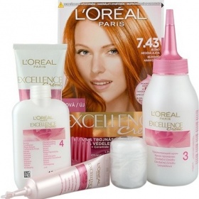 Loreal excellence měděná zlatá, chytne na vymyté loreal Mango?