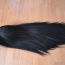 Černá paruka 85 cm Pravé vlasy - foto č. 2