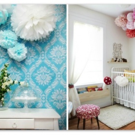 Modro bílá zámecká tapeta