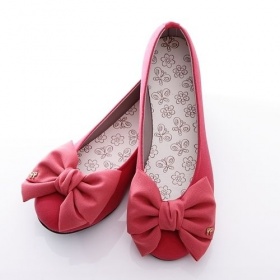 Červené balerínky neznačkové