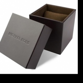 Hnědá/černá krabička na hodinky Michael Kors - foto č. 1