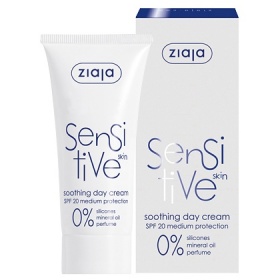 Ziaja sensitive řada bez silikonů, parabenů, parfemace