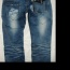 Modré prpracované jeans Japrag - foto č. 4