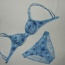 Modré  plavečky s mořskými motivy Tricoline - foto č. 3