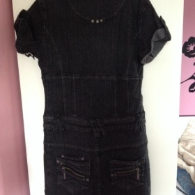 Černé džínové šaty Brooker - foto č. 1