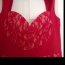 Červené krajkové midi bodycon šaty Asos - foto č. 5
