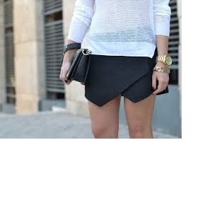 Bílé nebo Černé  skort, Šortky Zara - foto č. 1