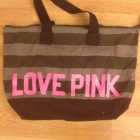 šedá pink Victoria's Secret taška kabelka Victoria's Secret - foto č. 1