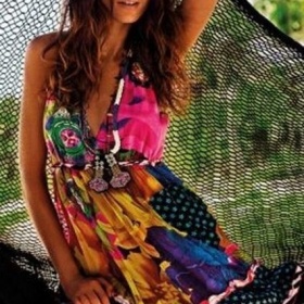 Multicolor šaty Desigual - foto č. 1