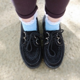 Černé boty Creepers - foto č. 1