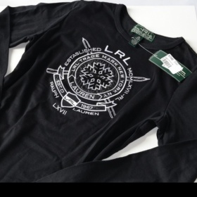 Černé tričko Ralph lauren - foto č. 1