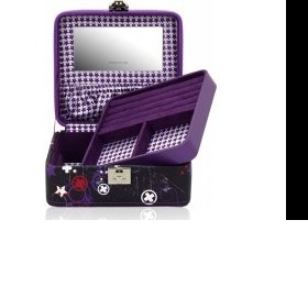 Fialová dámská Šperkovnice Friedrich Lederwaren Confusion 20072 - 2 Friedrich Lederwaren