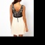 Dámské krémové šaty s výstřihem Little Mistress Asos - foto č. 2
