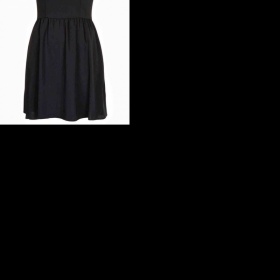 Černé šaty s límečkem